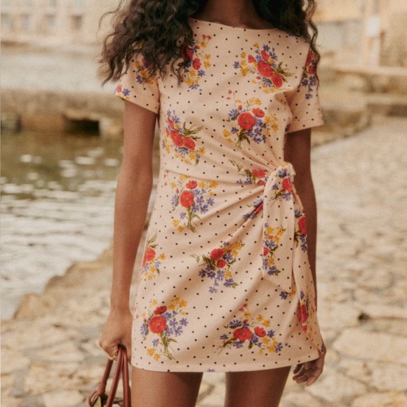 SÉZANE Pippa Short Dress Poppy - Picture 7 of 7